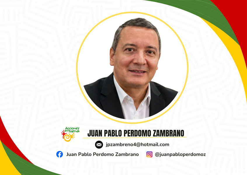 Retrato de Juan Pablo Perdomo Zambrano