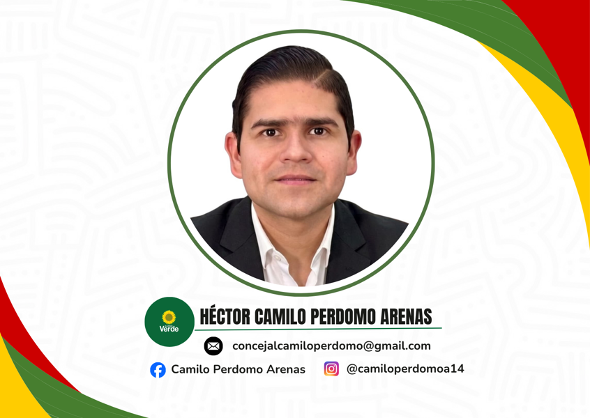 Retrato de Hector Camilo Perdomo Arenas