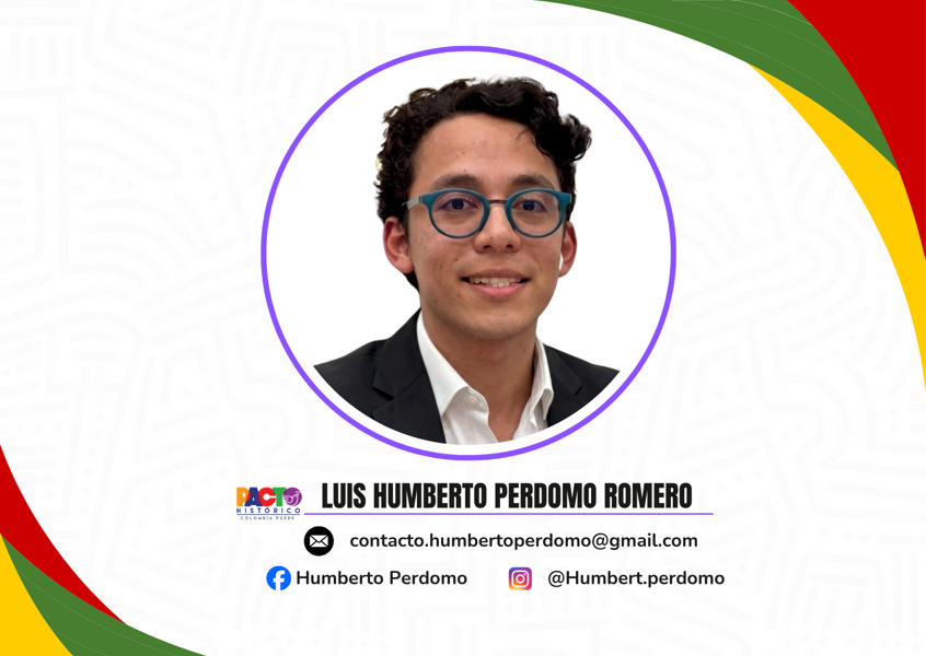 Retrato de Luis Humberto Perdomo Romero